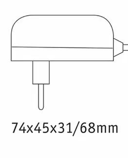 LED pásky 12V Paulmann SimpLED Strip Set 5m 17W teplá bílá s krytím 789.72 P 78972