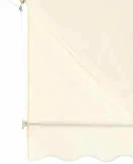 Okenní markýzy Okenní markýza 350x120 cm Dekorhome Bílá / oranžová
