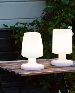 Venkovní dekorativní svítidla Reality Leuchten Stolní lampa LED Dora, s baterií, venkovní