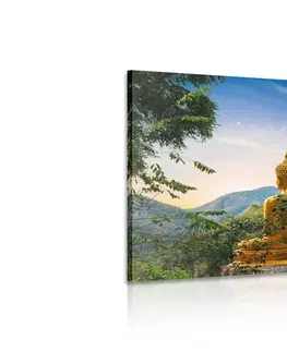 Obrazy Feng Shui Obraz pohled na zlatého Budhu