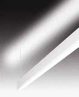 LED lustry a závěsná svítidla SEC Závěsné LED svítidlo přímé a nepřímé osvětlení WEGA-MODULE2-FAB-DIM-DALI, 25 W, černá, 851 x 50 x 94 mm, 3000 K, 3315 lm 320-B-453-01-02-SP