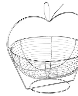 Mísy a misky DekorStyle Košík na ovoce Apple 35 cm