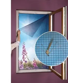 Záclony Síť do okna proti hmyzu a pylu 55 x 150 cm