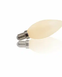 LED žárovky HEITRONIC LED žárovka Filament mléčná C35 E14 4W 2700K 15027