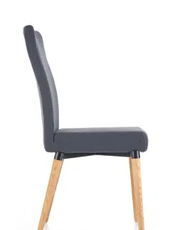 Židle HALMAR Jídelní židle K273 tmavě šedá