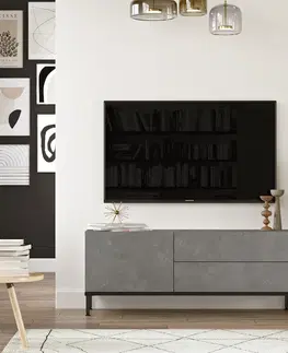 Televizní stolky Televizní stolek LV5 šedý