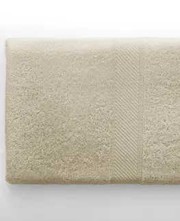 Ručníky Bavlněný ručník DecoKing Bira béžový, velikost 70x140