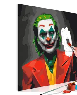 Malování podle čísel Obraz malování podle čísel barevný Joker - Joker