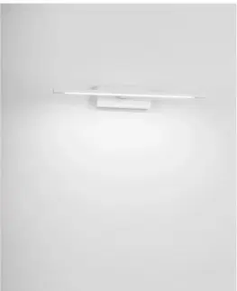 LED nástěnná svítidla NOVA LUCE nástěnné svítidlo nad zrcadlo MONDRIAN bílý hliník a akryl LED 12W 220-240V 3000K IP44 9053121