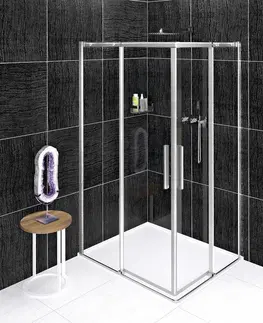 Sprchové kouty POLYSAN ALTIS obdélníkový sprchový kout 1000x800 L/P varianta, rohový vstup, čiré sklo AL1510CAL1580C