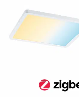 Chytré osvětlení PAULMANN Smart Home Zigbee LED vestavné svítidlo Areo VariFit IP44 hranaté 230x230mm 16W bílá měnitelná bílá 930.48