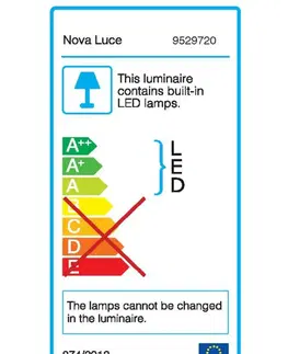 LED venkovní nástěnná svítidla Nova Luce Venkovní hranaté nástěnné svítidlo TUNE - 9 W, 620 lm, 3000 K, bílé NV 9529720