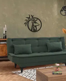 Pohovky a gauče Pohovka s křeslem SANTO zelená habr