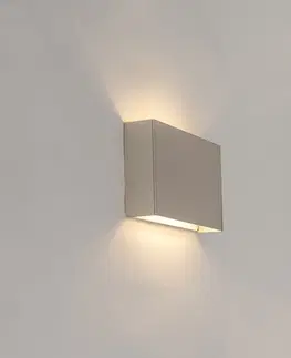 Nastenna svitidla Moderní nástěnná lampa z oceli - Otan