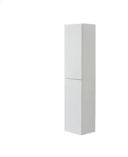 Koupelnový nábytek MEREO Aira, koupelnová skříňka 170 cm vysoká, pravé otevírání, bílá CN714PN