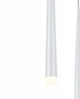 Moderní závěsná svítidla Závěsné svítidlo AZzardo Stylo 5 white AZ0208 G9 5x40W IP20 35cm bílé
