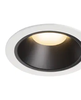 LED podhledová svítidla SLV BIG WHITE NUMINOS DL XL vnitřní LED zápustné stropní svítidlo bílá/černá 3000 K 55° 1004027