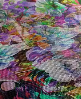 Abstraktní obrazy Obraz pestrobarevné květiny