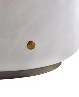 Světla na parapety Carpyen Stolní lampa LED Capsule v alabastru Výška 25,2 cm