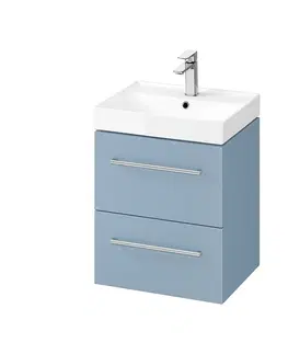 Koupelnový nábytek CERSANIT Umyvadlová skříňka LARGA 50X39 modrá S932-068