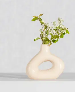 Vázy Váza Unico 16cm beige
