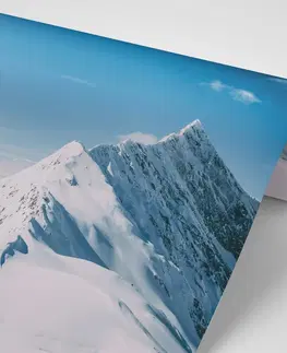 Samolepící tapety Samolepící fototapeta zasněžené pohoří