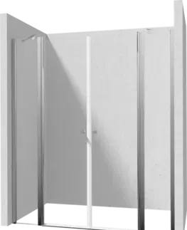 Sprchové kouty DEANTE/S Sprchové dveře dvojité výklopné 90x80 KTSU042P+KTSU041P KERRIA/0030