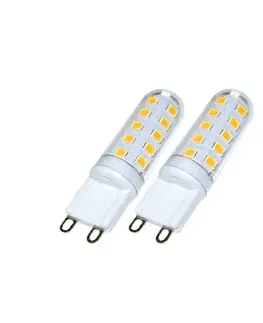 Stmívatelné LED žárovky Trio Lighting LED žárovka s paticí G9 3W, 3 000 K, externě stmívatelná, sada 2 kusů