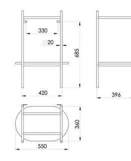 Koupelnový nábytek SAPHO Koupelnový set PUNO 60, černá mat KSET-035