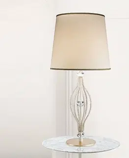 Stolní lampy Masiero Slonovinová stolní lampa ANOUK