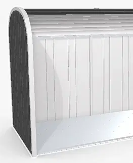 Úložné boxy Biohort Mnohostranný účelový roletový box StoreMax  vel. 120 117 x 73 x 109 (stříbrná metalíza)