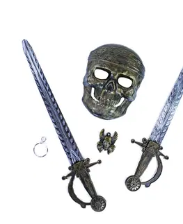 Hračky - zbraně RAPPA - Pirátská sada s maskou a 2 meči