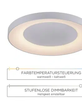 LED stropní svítidla LEUCHTEN DIREKT is JUST LIGHT LED stropní svítidlo, bílá, stmívatelné, CCT, paměťová funkce 2700-5000K