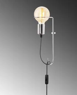 Svítidla Opviq Nástěnná lampa Pota chromová