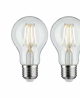 LED žárovky PAULMANN LED žárovka Filament E27 230V 2x470lm 2x5W 2700K čirá