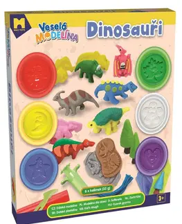 Hračky MAC TOYS - Veselá modelína dinosauři