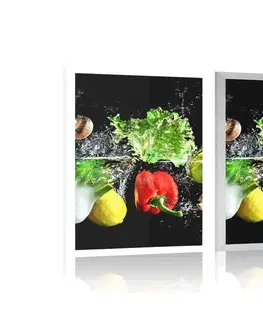 S kuchyňským motivem Plakát ovoce a zelenina