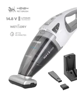 Vysavače Concept VP4370 Ruční vysavač 14,8 V Wet a Dry Perfect Clean 