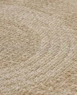 Koberce a koberečky Vopi Kusový koberec Comilla 0886 beige, průměr 120 cm