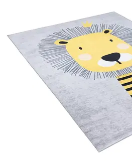 Dětské koberce Dětský koberec s roztomilým motivem lva
