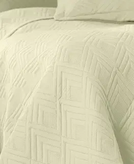 Přikrývky AmeliaHome Přehoz na postel Ophelia béžová, 220 x 240 cm