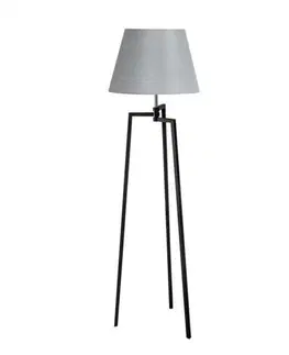 Stínidla Stínidlo pro stojací lampy AZzardo Tripod Wood a Tristan Shade TR 46 grey AZ3672 46cm šedé