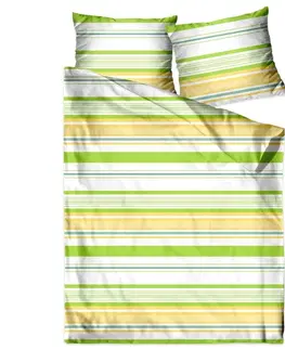 Bavlněné ložní povlečení Bavlnené obliečky premium v zelenej farbe
