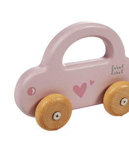 Hračky LABEL-LABEL - Malé autíčko, růžové