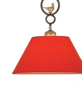 Závěsná světla Menzel Menzel Provence Chalet - závěsné světlo v červené