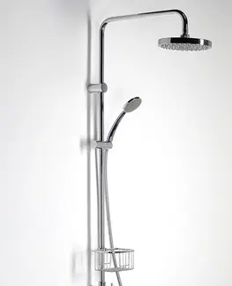 Regály a poličky Sapho SMART drátěná polička na sprchovou tyč 18-25mm, chrom 76260
