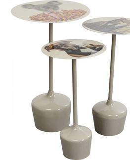 Odkládací stolky KARE Design Odkládací stolek Business Animal (set 3 kusů)