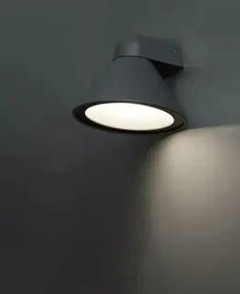 Moderní venkovní nástěnná svítidla FARO PALS nástěnná lampa, tmavě šedá
