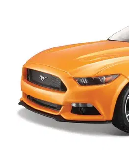Hračky MAISTO - 2015 Ford Mustang GT, metal oranžová, 1:18