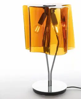 Stolní lampy na noční stolek Artemide Artemide Logico stolní lampa 64 cm tabák/chrom